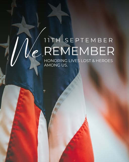 Today, we remember. 🇺🇸

We remember the lives lost, the heroes who ran toward danger, the families