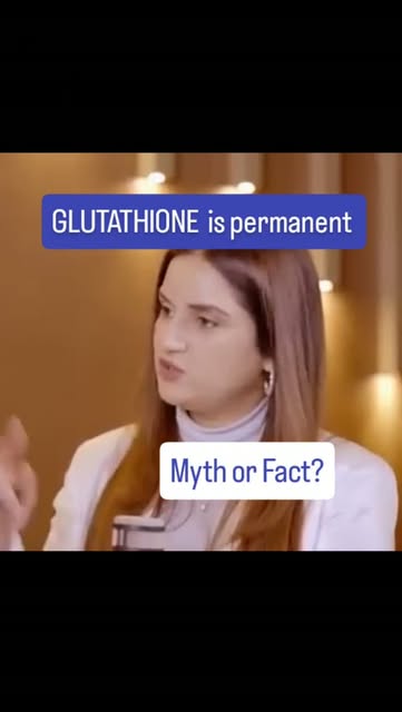 Glutathione is irreversible and results are permanent. 

Its a very big myth known to people. 
The r