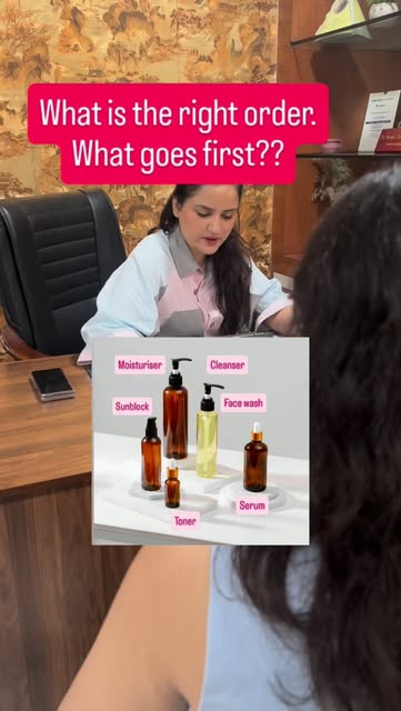 The right order to use the skincare matters a lot.

That is a game changer to bring or break the res