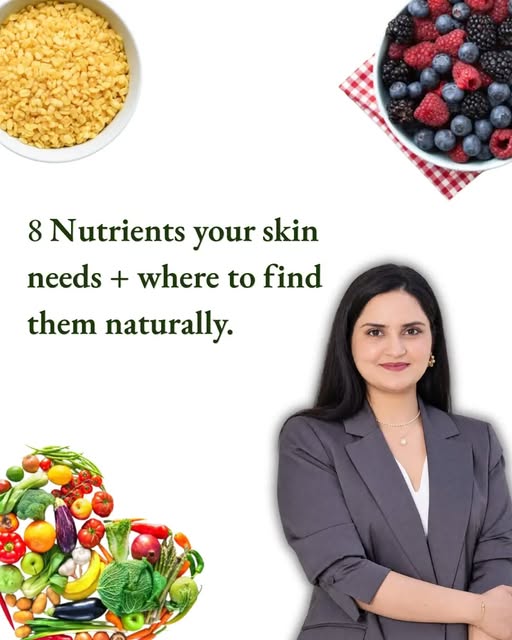 Healthy skin starts from within 🌿✨
Your skin needs more than just skincare products. A balanced die