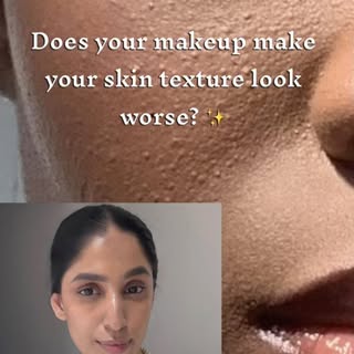 Does your makeup make your skin texture look worse? ✨ 

Most people blame their makeup.

But makeup 