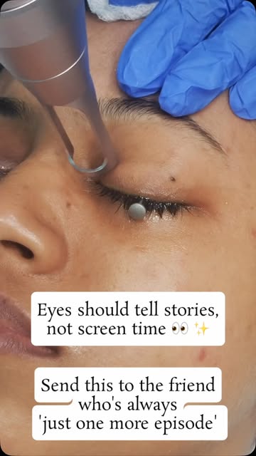 Eyes should tell stories, not screen time. 👀✨

In a world where our eyes spend hours looking at scr