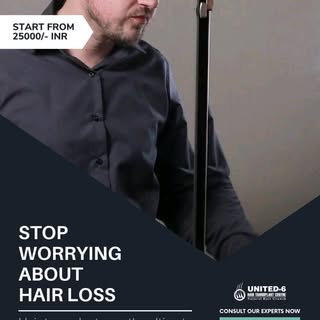 Struggling with Hair fall Problem? United 6 hair transplant clinic in jalandhar offer advancd hair l
