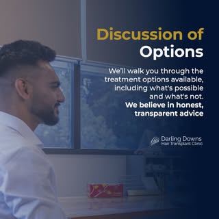 💇‍♂️ Considering a Hair Transplant? Let's Talk Options. 💬
At Darling Downs Hair Transplant Clinic,