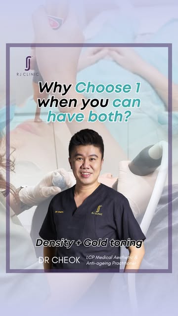 WHY CHOOSE 1 WHEN YOU CAN CHOOSE BOTH? ✨

Gold Toning and Density RF work differently — so combining
