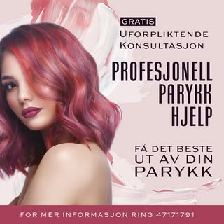 Sliter du med å få parykken komfortabel? 
Er du usikker på stell og styling av parykk? 
Kanskje har 