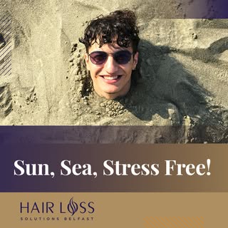 Concerned about wearing a Hair System on holiday? 
Fear not! Our premium Systems are suitable for su