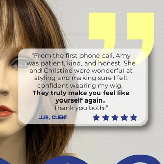 "From the first phone call, Amy was patient, kind, and honest. She and Christine were wonderful at s