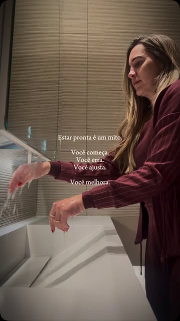 Estar pronta é um mito.

Talvez você esteja esperando a vida acalmar.
A empresa ficar mais organizad