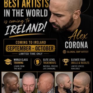 🇮🇪 LIMITED CLIENT SPOTS REMAINING — DUBLIN

We’re excited to welcome Alex @smp_by_alex_corona to S