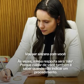 Muitas pessoas chegam ao consultório acreditando que serão avaliadas apenas pela aparência, mas uma 