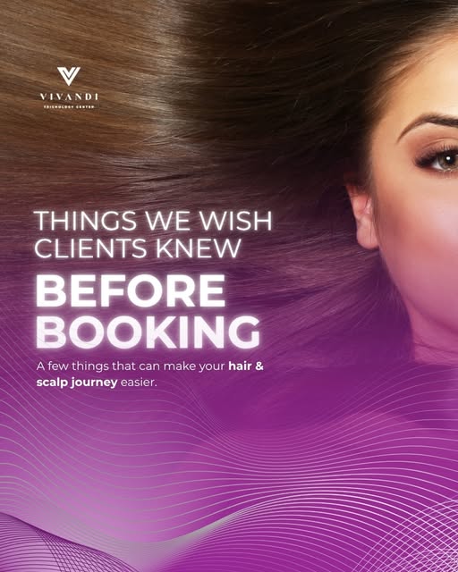Things we wish every client knew before booking with us 🤍

A great result starts before your appoin