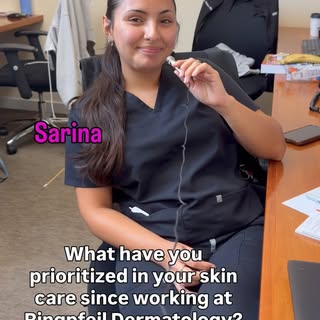 Asking around the office what people have prioritized in their skincare since working with us! (ft. 