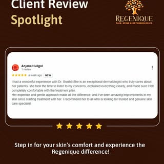 🌟 Real Results. Real Stories.
Experience the care that makes your skin feel heard.

At REGENIQUE, i