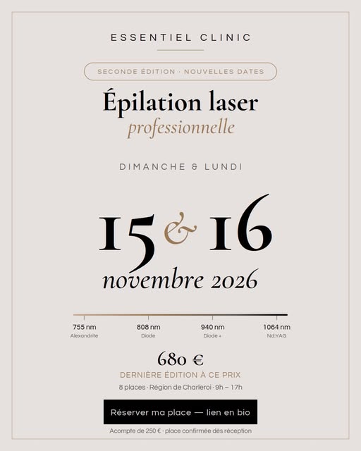 C’est officiel. La 2ᵉ édition arrive. ✨

📅 Dimanche 15 & lundi 16 novembre — et ces dates, je les a