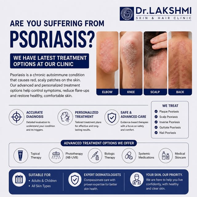 🩵 Suffering from Psoriasis?
You don’t have to live with constant flare-ups.

Get personalized, adva