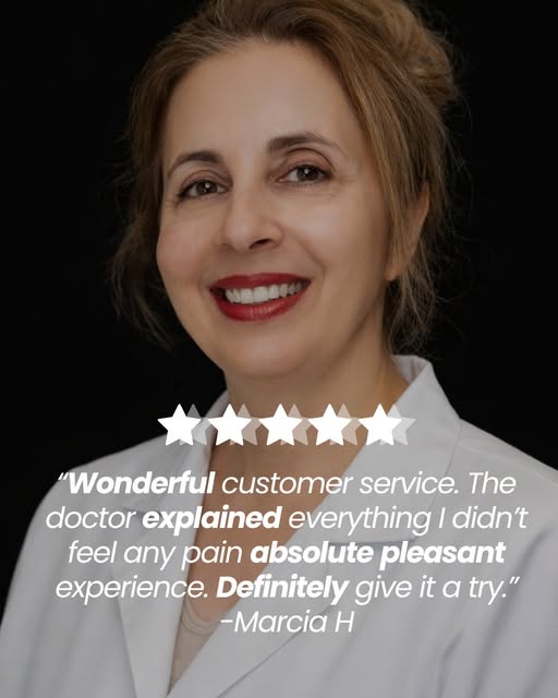 ⭐️⭐️⭐️⭐️⭐️

Nothing makes us happier than hearing about our patients’ amazing experiences! Thank you