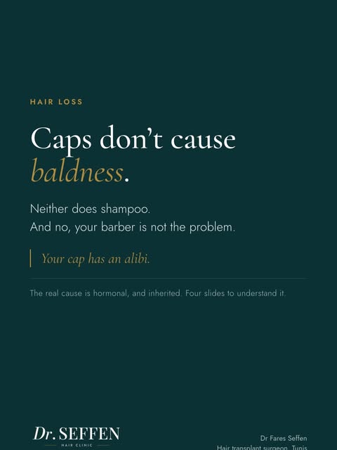 Your cap is not the reason you are losing your hair. 
Neither is your shampoo, your helmet, nor the 