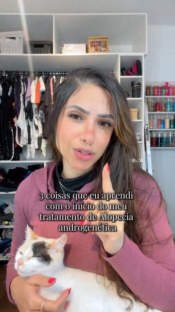3 meses de tratamento e alguns aprendizados🥹
Alopecia androgenética exige diagnóstico, constância e