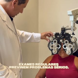 No Instituto Crisóstomo você conta com exame de vista com oftalmologista, garantindo um cuidado comp