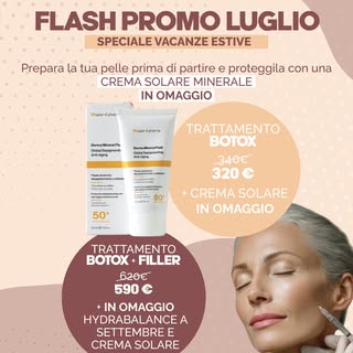 📣 FLASH PROMO LUGLIO 📣
La promo perfetta prima delle vacanze estive è arrivata.

🗓️ Solo fino al 