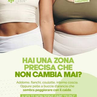 ❓ Hai una zona precisa che non cambia, anche quando fai tutto il possibile?
Addome, fianchi, coulott