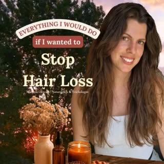 If I woke up tomorrow and my hair was falling out, this is exactly what I would do. 🔍

The truth is