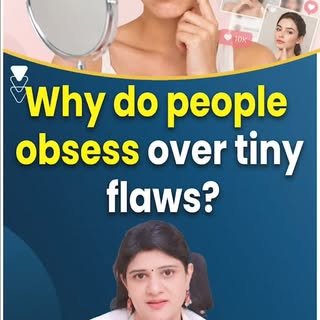 👆🏻Why Do We Obsess Over Tiny Flaws? 

Why do we notice and obsess over tiny flaws that others may 