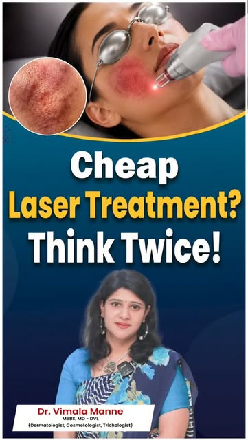 Cheap Laser Treatment? Think Twice! ⚠️

A low-cost laser treatment may look tempting, but when it co