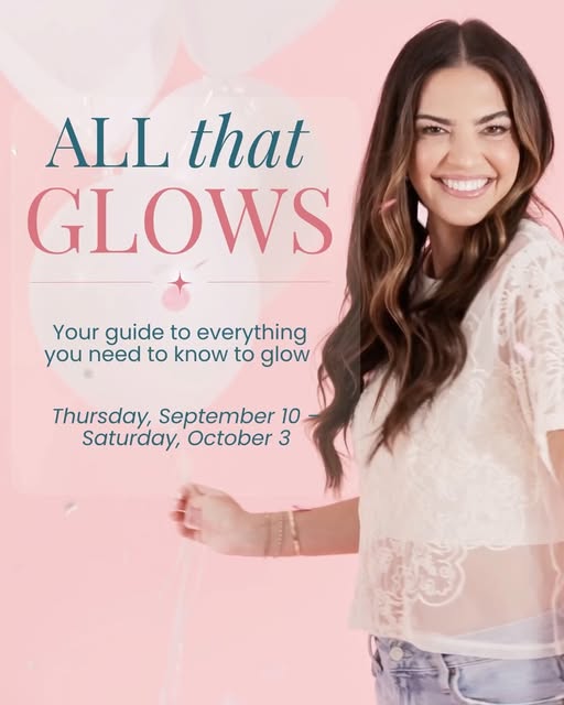 ✨ Three weeks. One seriously good reason to glow. ✨

All That Glows is live with our best pricing of