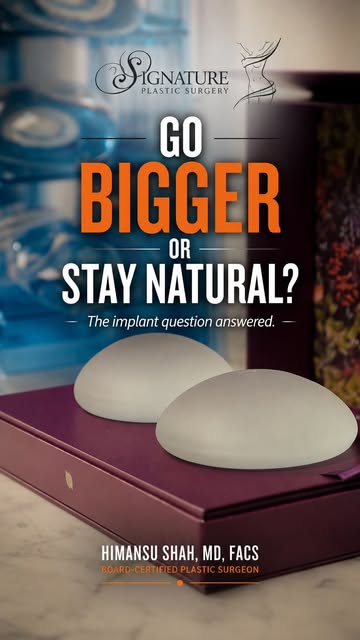 Bigger is not always better. And Dr. Shah will tell you that directly. 🤍

The first thing he wants 