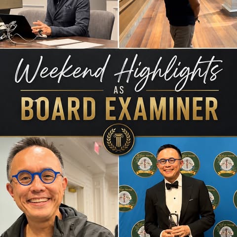 Proud to serve on the executive board and as oral examiner every year for the American Board of Faci
