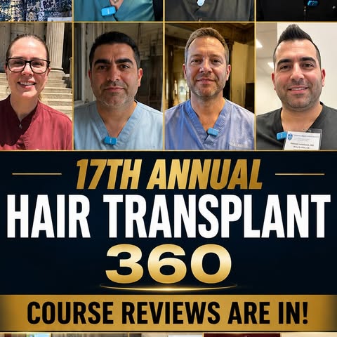 Exciting student reviews of Dr. Lam’s Hair Transplant 360 Course are in!  Thank you to our amazing c