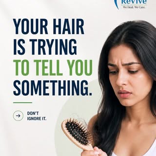 Seeing more hair on your pillow, comb or bathroom floor? 👀

Hair fall can have different causes — a