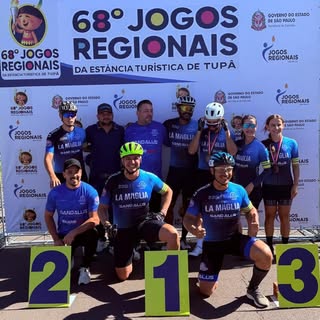 Muito honrado por fazer parte dessa conquista do bronze no ciclismo e representar minha cidade. Obri