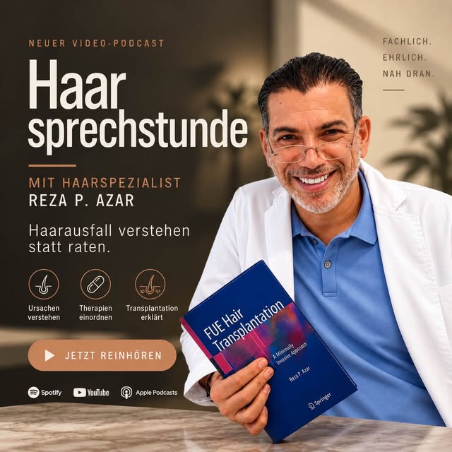 20 Jahre. Berlin. Tausende von Patienten.

Aus dieser Erfahrung ist „Haarprechstunde" entstanden – m