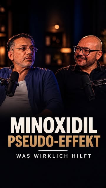 Der Pseudo-Effekt bei Minoxidil: Bei 90% der Patienten flacht die Wirkung nach 12 Monaten deutlich a