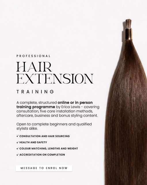 ARE YOU READY TO LEVEL UP ? 

Master the art of Hair Extensions with Erica Lewis

Beginner-Friendly 