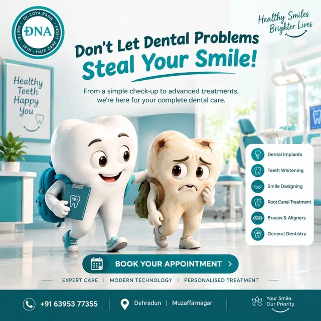 🦷 Don’t Let Dental Problems Steal Your Smile! 😁✨

A healthy smile starts with the right care. From