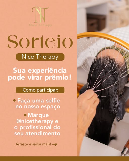 🎉 SEU MOMENTO DE CUIDADO PODE CONCORRER A PRÊMIOS! 
Você vem cuidar de você e ainda pode concorrer 