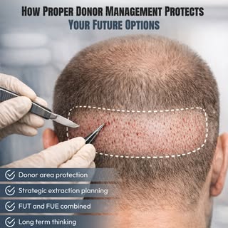 Your donor area has limits. Once it's used, those grafts are gone for good.
Most clinics focus on fi