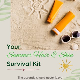 Everyone packs differently for holiday.

But when it comes to your hair and skin, these are the esse