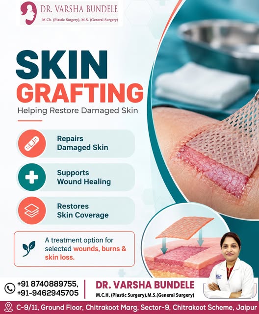 🩹 SKIN GRAFTING — Helping Restore Damaged Skin

Skin grafting can be a treatment option for selecte