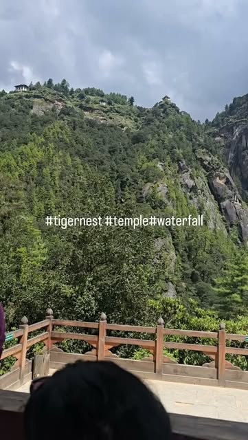 #tigernest #bhutandiaries #waterfall #hiking 
At 9500 feet high tigernest in bhutan is simply superb