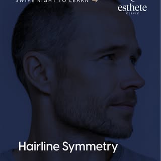 Facial symmetry plays an important role in hairline design.
Even small adjustments can influence the