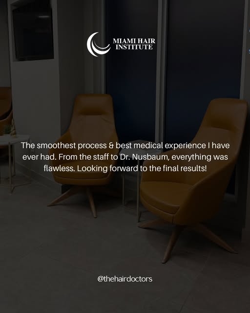 We’re so grateful for this wonderful review! 🤍 Thank you for trusting Miami Hair Institute with you