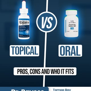 Topical vs oral minoxidil gets treated like a simple 'which is stronger' question. It is not.

In th