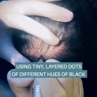 Non surgical, instant recreation of hair follicles to give you a thicker, fuller head of hair is jus