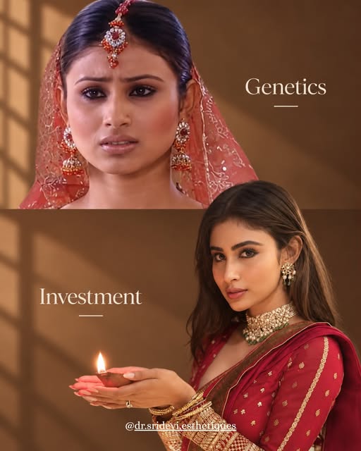 Genetics gives us our unique foundation ✨
Our features, facial structure, and the little details tha