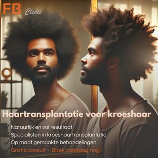 Van dun naar vol. Van onzeker naar krachtig.

✨ Haartransplantatie voor kroeshaar – Herontdek je zel